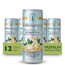 Folkingtons Garden Ginger Beer Presse (12 x 250ml cans)