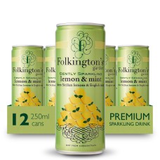 Folkingtons Garden Lemon & Mint Presse (12 x 250ml cans)
