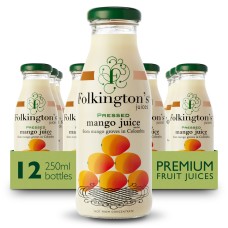 Folkingtons Mango Nectar Juice (12 x 250ml bottles)